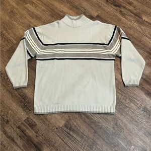Vintage Southpole Turtleneck Sweater XL Chest Stripe Y2K 90s Baggy Hip Hop Logo